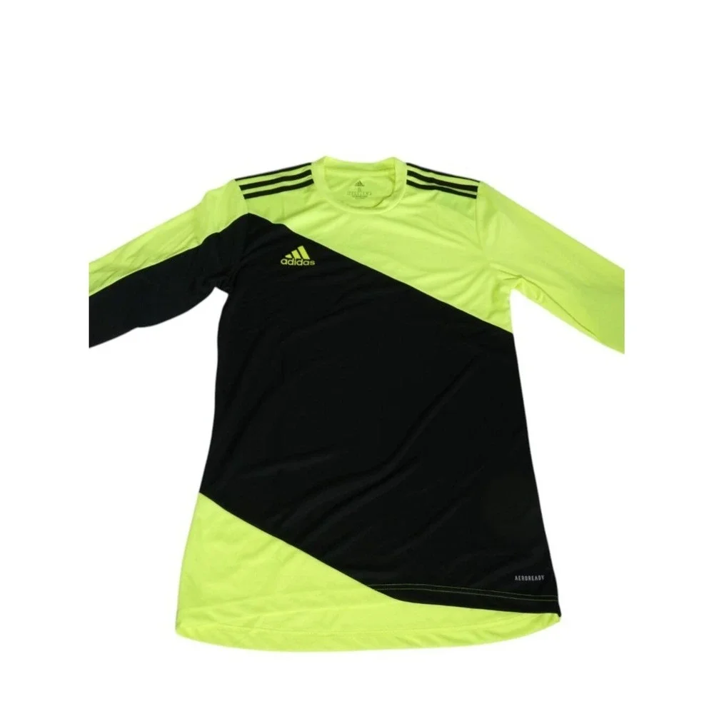 Adidas Black Signal Green Solar Yellow Two Piece Jersey Pants Unisex W-M M-S